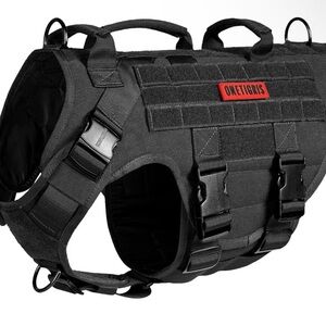 Tactical Dog Harness - Black